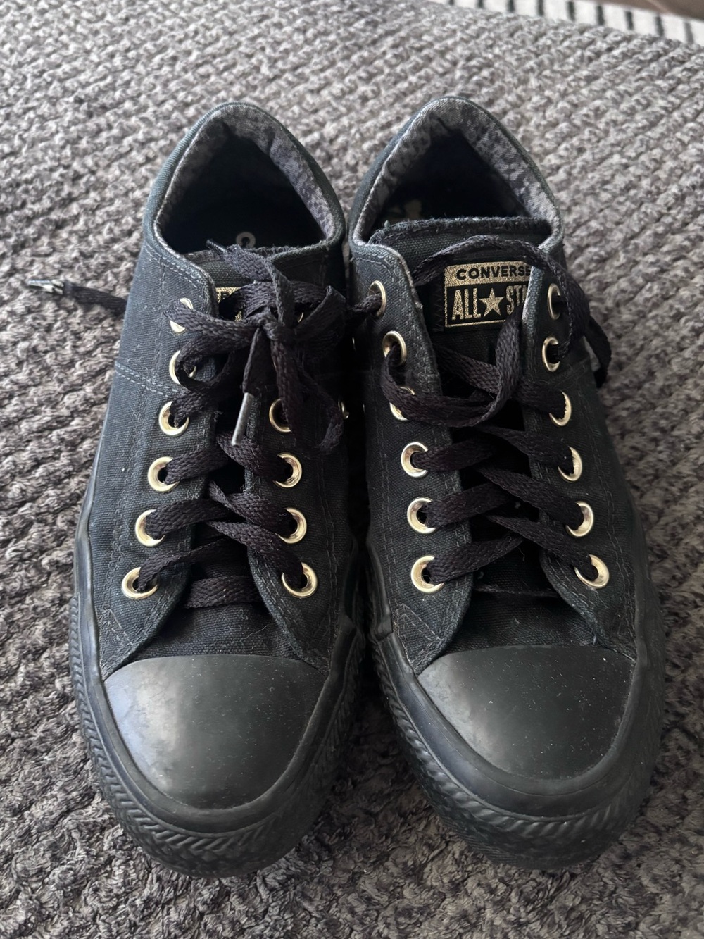 Converse Black Low-Top All Star Sneakers